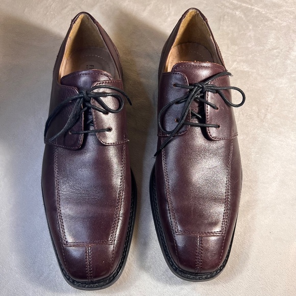 Florsheim Men\'s Size 10 Burgundy Leather Dress Shoes Cap Toe Oxford Elegant main image 10